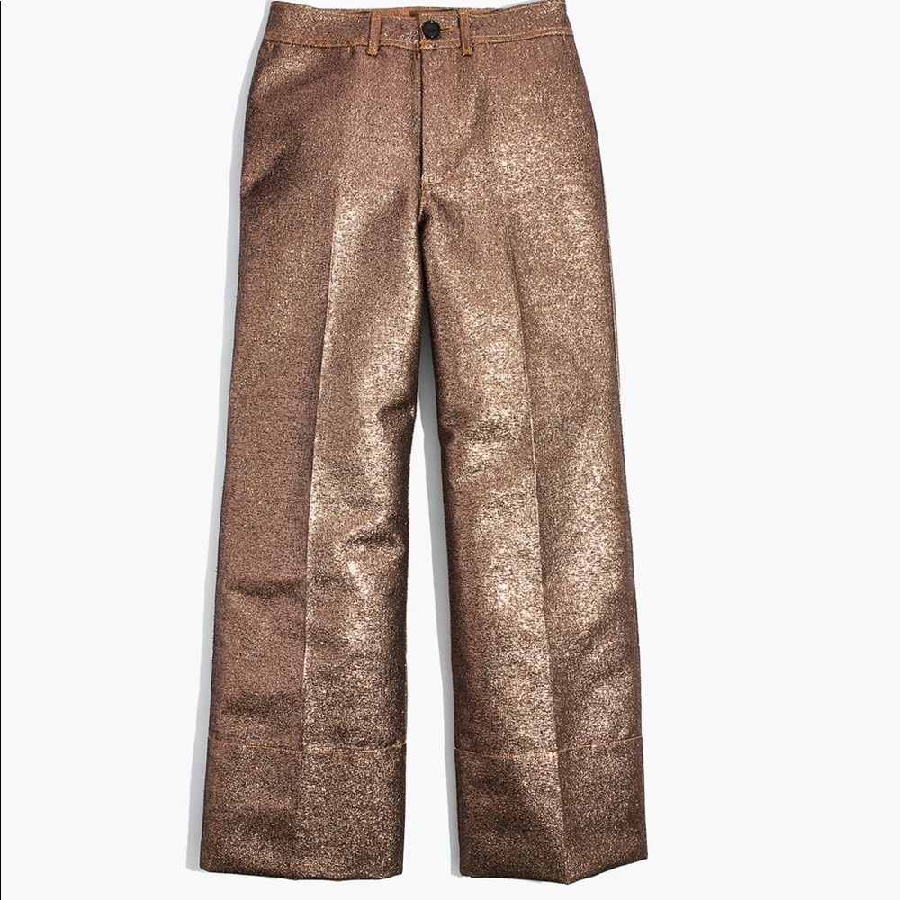 NWT Madewell Emmett metallic pant
